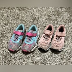 Bundle of 2 pairs girls size 13 sneakers